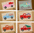 Red Truck & Holiday Stencils package #2 - Small Set.