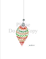 Christmas Bulb Pattern