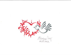 Heart and Bird V4