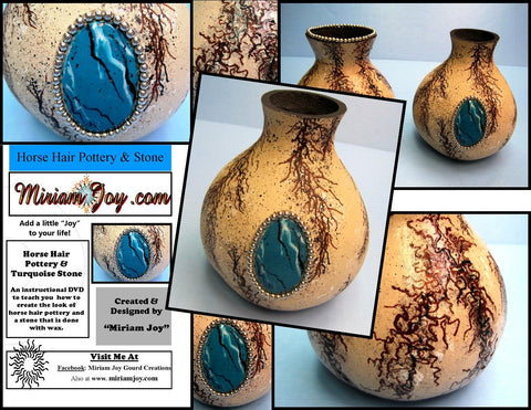 Horse Hair Pottery & Turquoise Stone YouTube Class