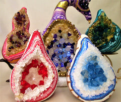 Colorful Geode/Crystals Gourd DVD Class