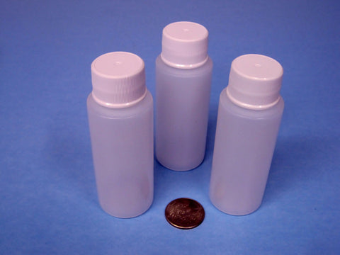 2 oz. Plastic Bottle - Great for Dyes or other Liquids - (3) Bottles for $1.29