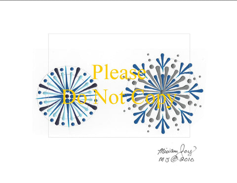 Free Snowflake Pattern 10