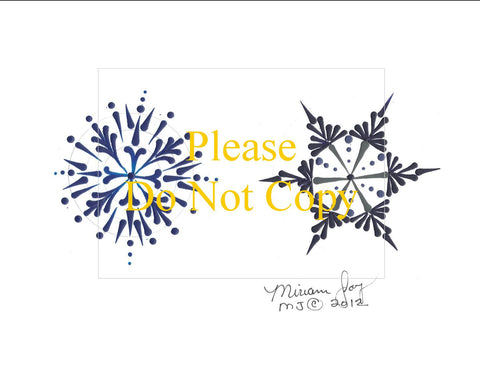 Free Snowflake Pattern 3