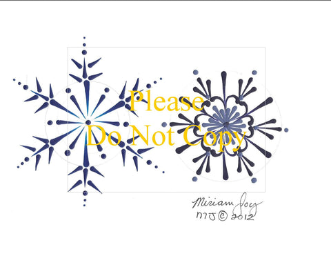 Free Snowflake Pattern 6