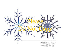 Free Snowflake Pattern 6