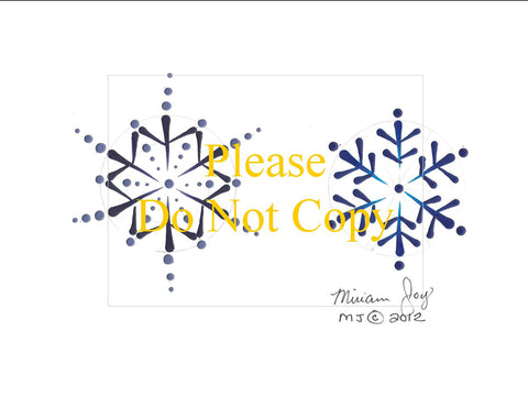 Free Snowflake Pattern 8