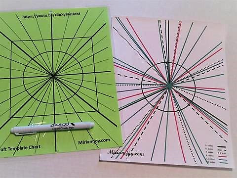 Craft Templates 'Divider Charts Combo' - with Erasable Chalk Pen