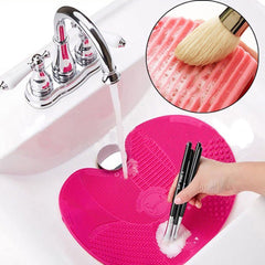 Silicone Brush Cleaning Mat