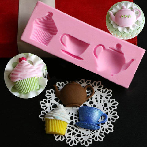 Silicone Teapot / Cup / Cupcake Mold