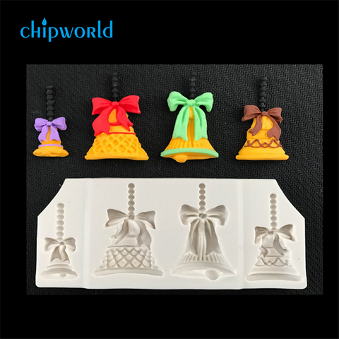 3-D Christmas Bells Silicone Mold - Awesome!!!