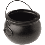 (4) Mini Black Kettles $4.99! - Perfect for Halloween Art