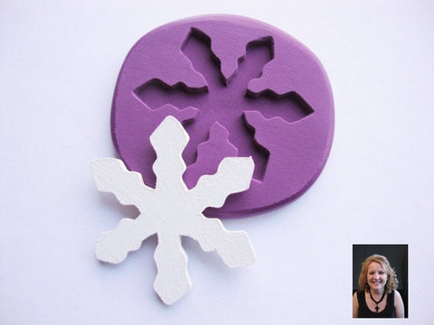 "NEW" ~ Large~ Snowflake Mold  #2